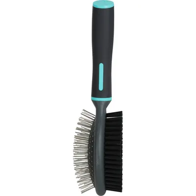 Brosse double taille L pour chiens