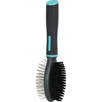 Brosse double taille S pour chiens.
