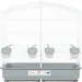 Cage Familly blanche gris 70 x 40 x 70cm de hauteur pour oiseaux