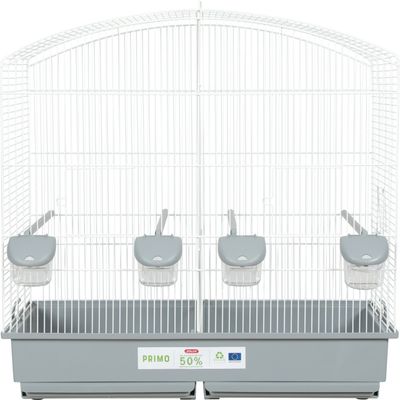 Cage Familly blanche gris 70 x 40 x 70cm de hauteur pour oiseaux
