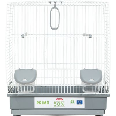 Cage Carla 40, grise, 40 x 31x 44 cm, pour oiseaux