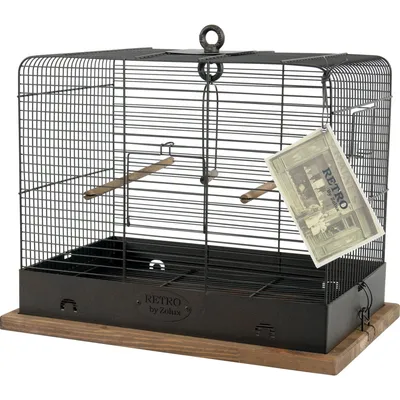 Cage RETRO CELESTINE. 41 x 31 x hauteur 48 cm.  pour oiseaux.