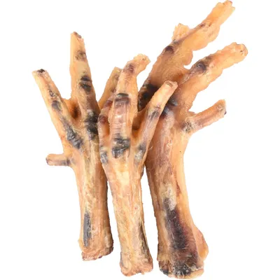 Friandise naturel pattes de poulet 200 g pour chiens