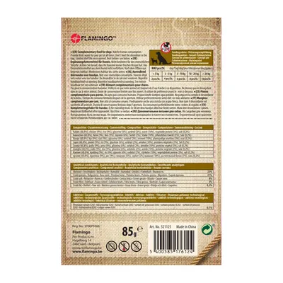Flamingo - Friandises Hapki Morceaux Lapin & Riz 85 g pour chien