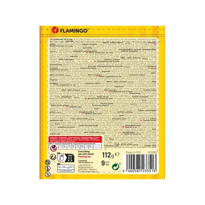 Flamingo - Friandises Fast Food Mini hamburger avec poulet 112 g pour chien