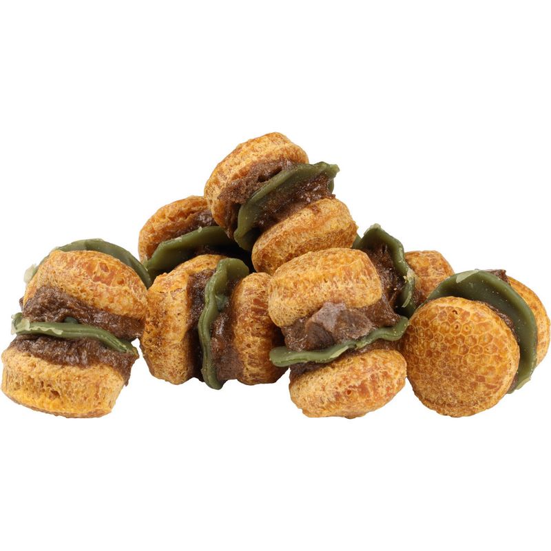 Flamingo - Friandises Fast Food Mini hamburger avec poulet 112 g pour chien