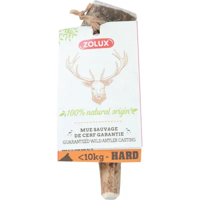 zolux - Bois de Cerf entier XS friandise à mâcher pour chien de moins de 10