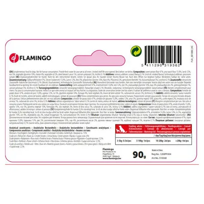 Flamingo - Friandise agneau et riz 90 g DUETTO Bones pour chien
