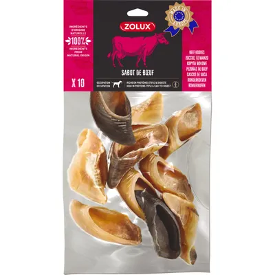 Sabots de boeuf 10 pièces friandise pour chien