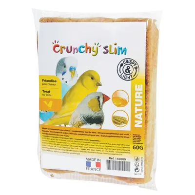 Pain crunchy slim nature 60 g pour oiseaux