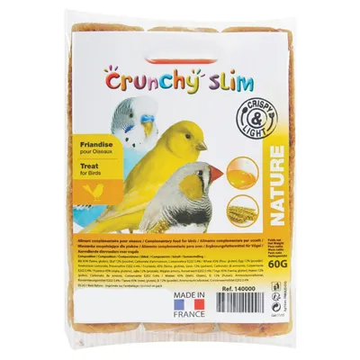 zolux - Pain crunchy slim nature 60 g pour oiseaux