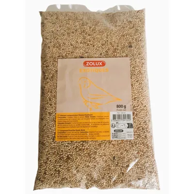 zolux - Graines oiseaux exotiques 800 g pour oiseaux