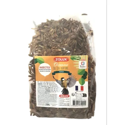 zolux - Insectes séchés 250 g pour oiseaux zolux - Insectes séchés 250 g pour oiseaux