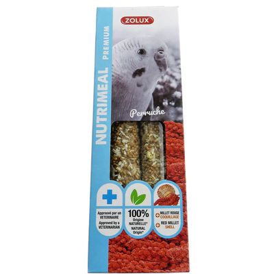 zolux - Friandises 2 sticks premium millet  pour perruche , pour oisea