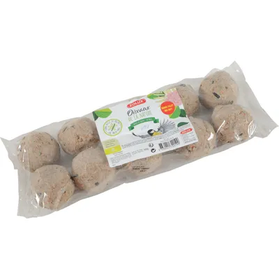 zolux - 10 Boules de graisse de 90 gr toutes saisons pour oiseaux