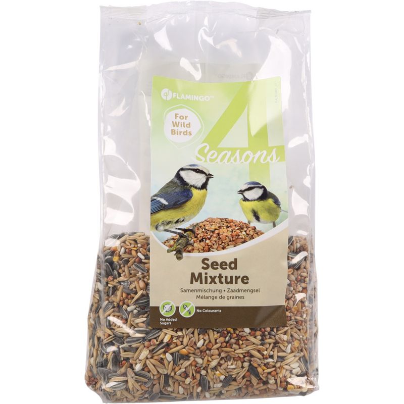 Flamingo - Mélange de graines toutes saisons pour oiseaux sac de 1 kg