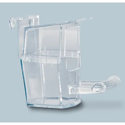 savic - Mangeoire ou abreuvoir avec Crochet 6 x 8 x 9 cm pour Oiseau