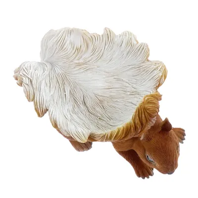 animallparadise - Mangeoire forme écureuil, hauteur 12 cm, oiseaux