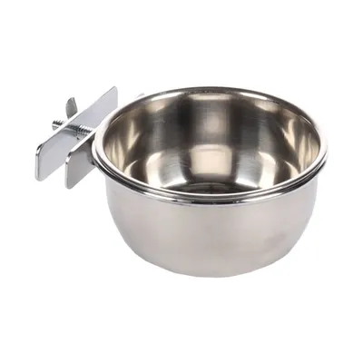 Gamelle en acier pour rongeurs et oiseaux, 580ml.
