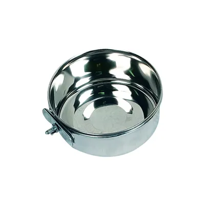 Gamelle en acier pour rongeurs et oiseaux, 580ml.