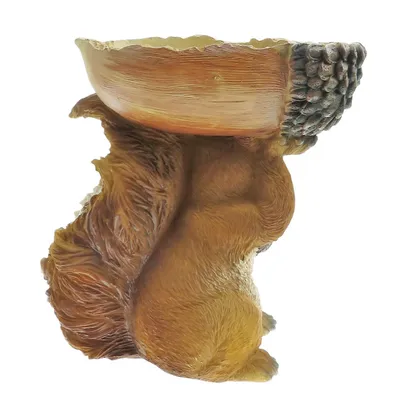 animallparadise - Mangeoire forme écureuil, hauteur 20 cm, oiseaux