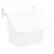 une mangeoire suspendue avec support métal, contenance 130 ml  8 x 7 cm pou