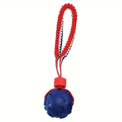 FranceCroquettes Balle a laniere elastique  pour chien