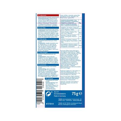 Junior Pâté de foie tube de 75 g pour chiots