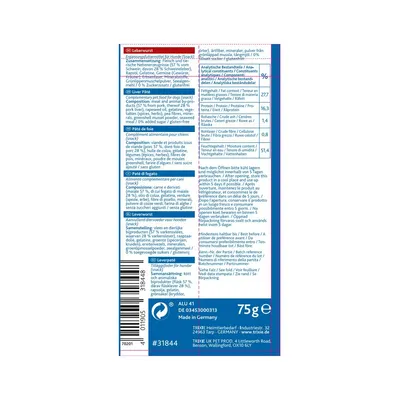 Trixie - Junior Pâté de foie tube de 75 g pour chiots