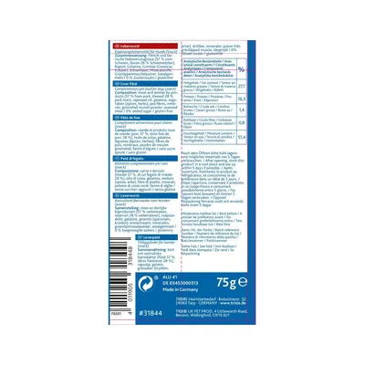 Trixie - Junior Pâté de foie tube de 75 g pour chiots