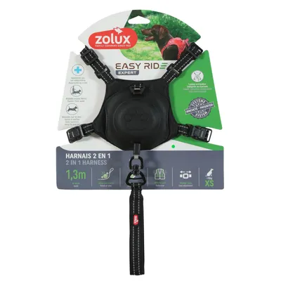 zolux - Harnais et laisse enrouleur intégré XS  pour petit chien max 9