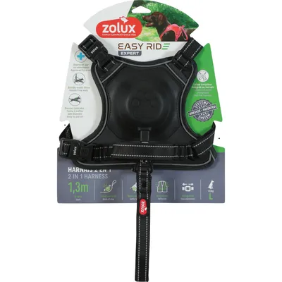 zolux - Harnais et laisse enrouleur intégré L pour chien max 55 kg zolux - Harnais et laisse enrouleur intégré L pour chien max 55 kg