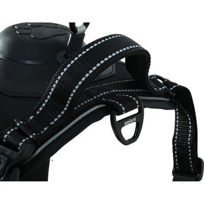 Harnais et laisse enrouleur intégré XL  pour chien max 77 kg