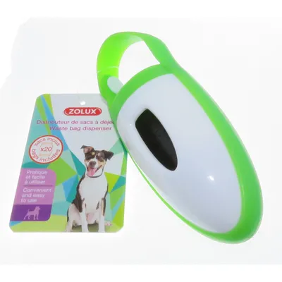 2 Distributeurs sac à déjection canine, couleur aléatoire pour chien.
