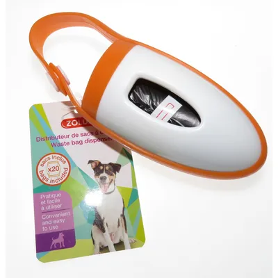 2 Distributeurs sac à déjection canine, couleur aléatoire pour chien.