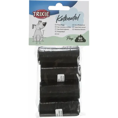 Sac ramasse crottes  4 x 20 sacs pour chien