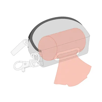 animallparadise - Un distributeur de sac a déjections Vito conni brun 8 x 6