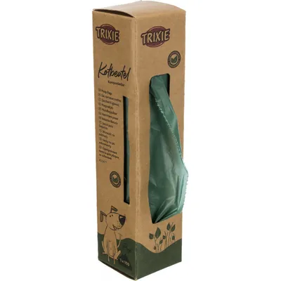 Sac ramasse crottes, 100 sacs compostable pour chiens Sac ramasse crottes, 100 sacs compostable pour chiens