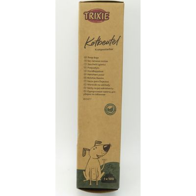 Sac ramasse crottes, 100 sacs compostable pour chiens