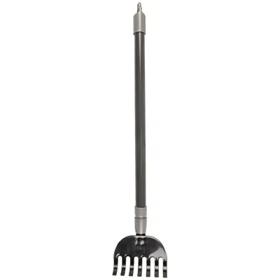 Kit de nettoyage Ricky, pelle et râteau, manche télescopique max 1 m