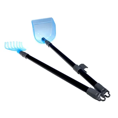 Vadigran - Set de ramassage excréments, télescopique max 1 m. pour chien