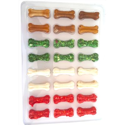 Flamingo - friandises Calendrier de l'avent pour chien 4 x 6