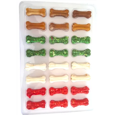 Flamingo - friandises Calendrier de l'avent pour chien 4 x 6