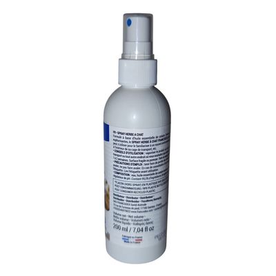 Spray à l'herbe à chat (cataire) pour jouets, panier et caisse de transport