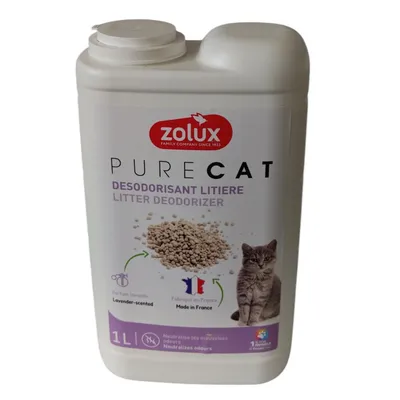 Désodorisant pour litière fraîcheur lavande 1 litre  pour chat