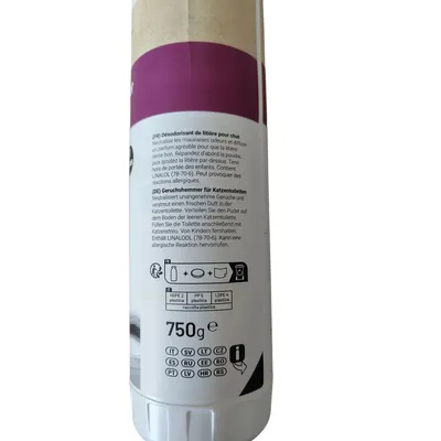 Flamingo - Désodorisant pour litière parfum cerise sauvage flacon 750 g