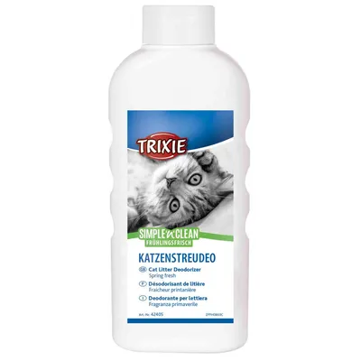 Trixie - Désodorisant de litière Simple'n'Clean, poudre de bébé, 750g Trixie - Désodorisant de litière Simple'n'Clean, poudre de bébé, 750g
