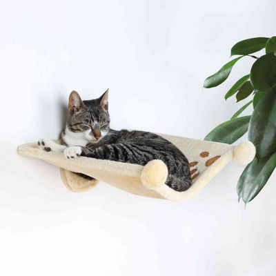 Hamac  42 x 41 cm à fixer au mur pour chat