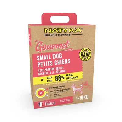 NATYKA Gourmet Petits chiens volaille NATYKA Gourmet Petits chiens volaille