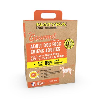 NATYKA Gourmet Adulte agneau & saumon 3kg